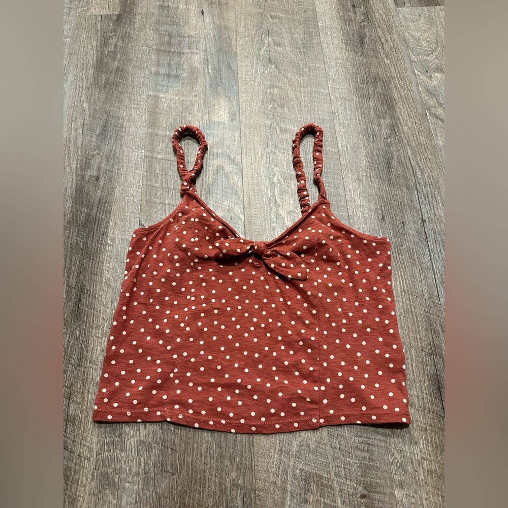 Red Polkadot Summer Tank